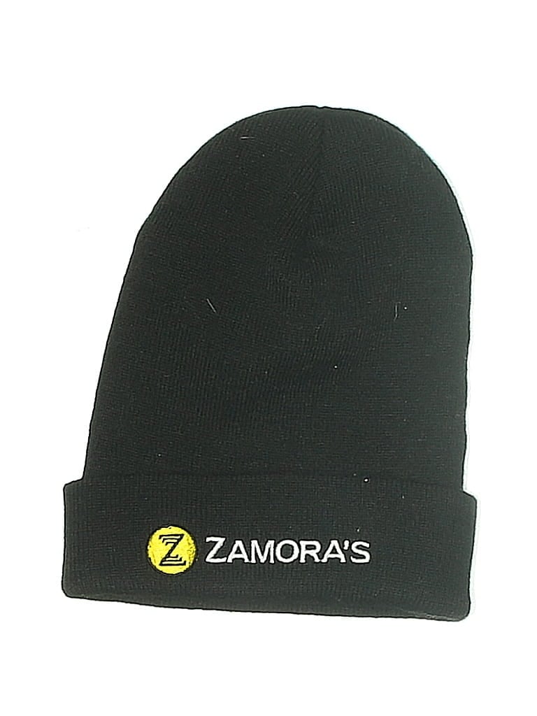 Pre-owned Assorted Brands Beanie Hat In Black