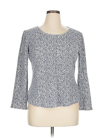 Liz Claiborne 3/4 Sleeve T-Shirt (view 1)