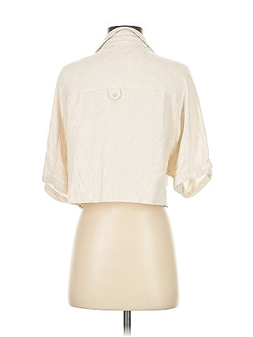 Bershka 3/4 Sleeve Button-Down Shirt (view 2)
