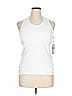 Lucky in Love White Tank Top Size XL - photo 1