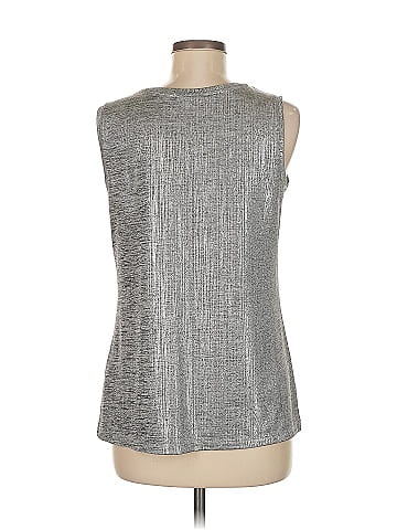 Susan Graver Sleeveless T-Shirt (view 2)