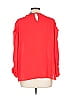 DKNY 100% Polyester Red 3/4 Sleeve Blouse Size L - photo 2