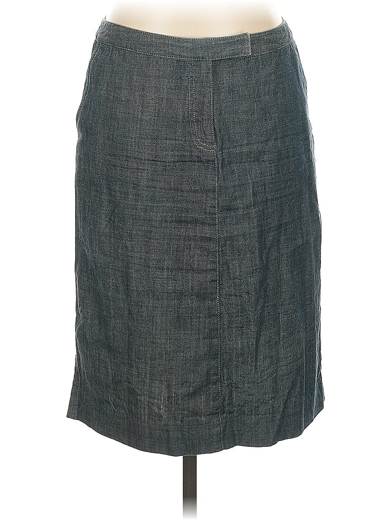 Pre-owned Calvin Klein Formal Skirt In Gray