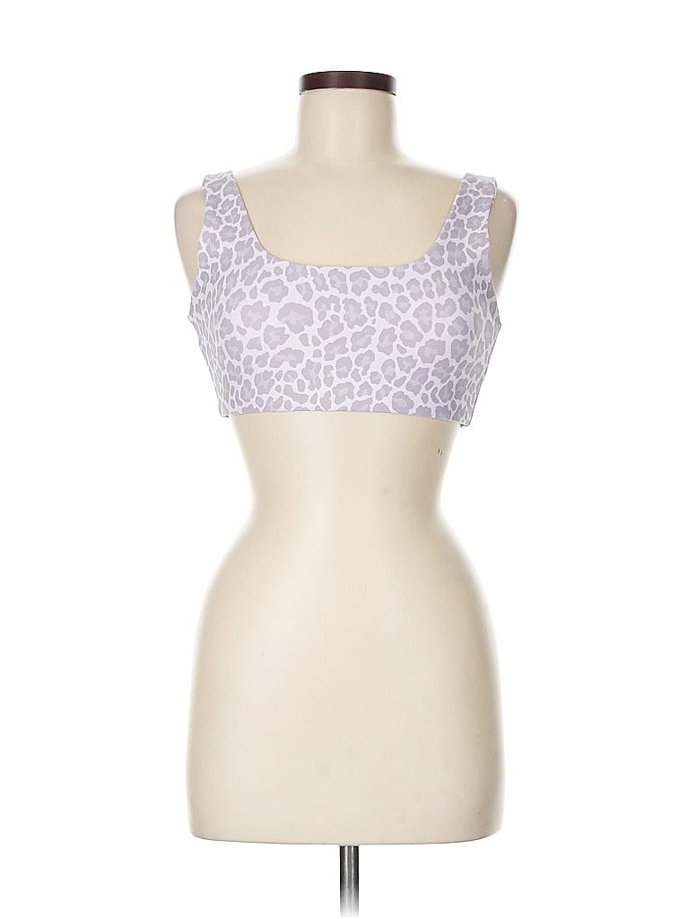 Pre-owned Gap Fit Tube Top Purple Strapless Neckline Tops