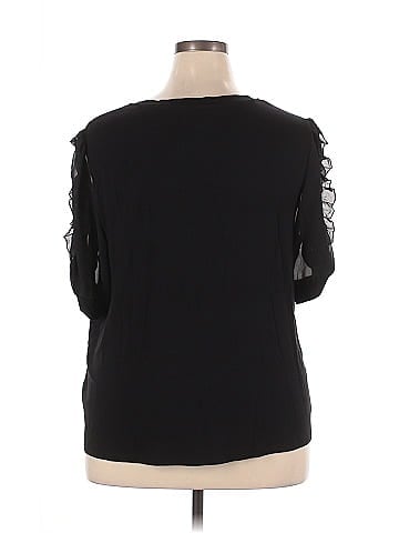 Carmen Carmen Marc Valvo Short Sleeve Top (view 2)