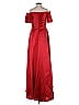 ML Monique Lhuillier 100% Polyester Red Cocktail Dress Size 4 - photo 2