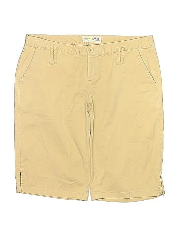 London Jean Khaki Shorts (view 1)