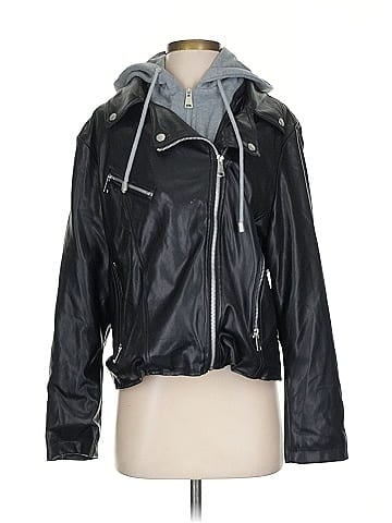 Bagatelle Faux Leather Jacket (view 1)