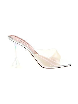 Amina Muaddi Ivory White Mule/Clog Size EU 37 1/2
