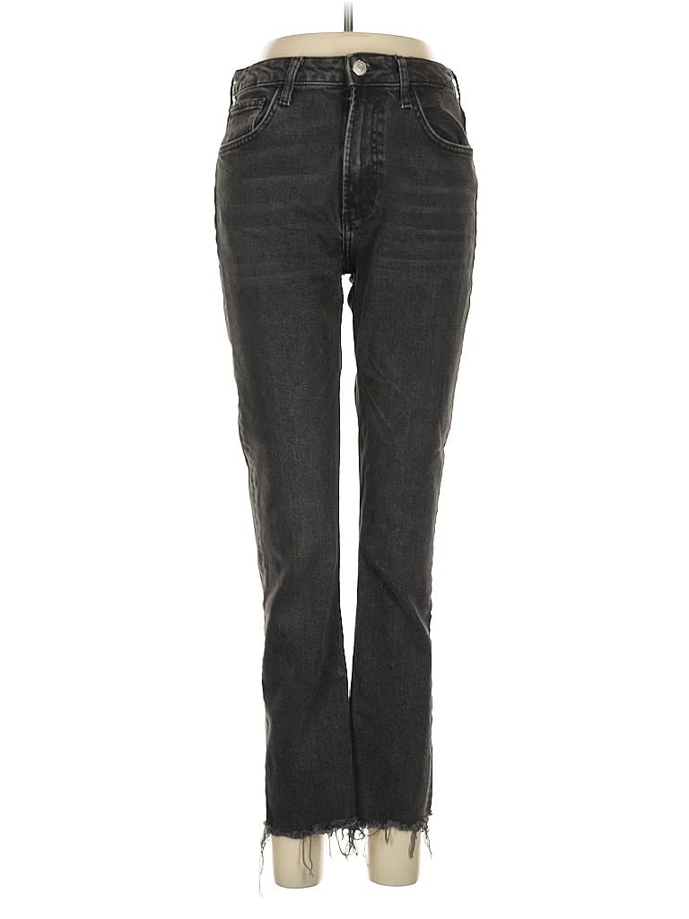 Pre-owned Zara Trf Jeans In Black