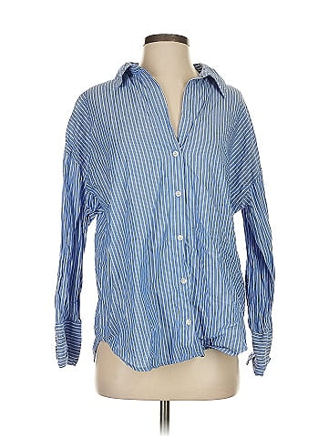 Zara Long Sleeve Button-Down Shirt (view 1)
