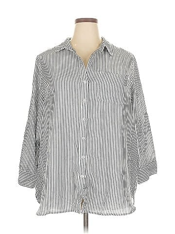 Velvet Heart 3/4 Sleeve Button-Down Shirt (view 1)