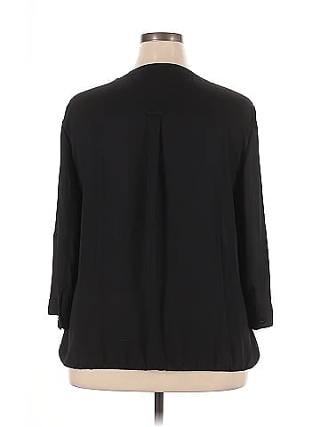 Soho JEANS NEW YORK & COMPANY 3/4 Sleeve Blouse (view 2)