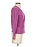 Ann Taylor LOFT 100% Cotton Purple Cardigan Size XS - photo 3
