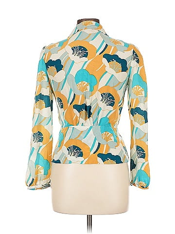 Fashion Nova 3/4 Sleeve Silk Top (view 2)