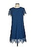Francesca's 100% Polyester Blue Casual Dress Size S - photo 1