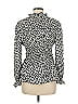 Gracia 100% Polyester Black Long Sleeve Blouse Size M - photo 2