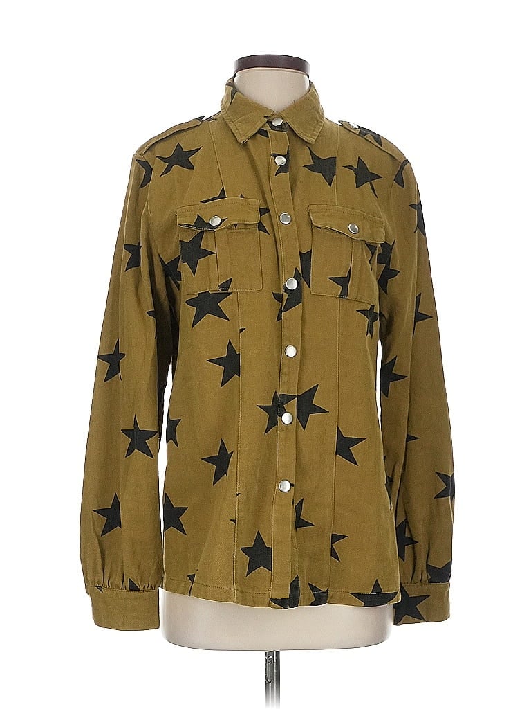 Click to view more detailed imagery on our partner's website Pre-owned Bibi Long Sleeve Blouse In Brown