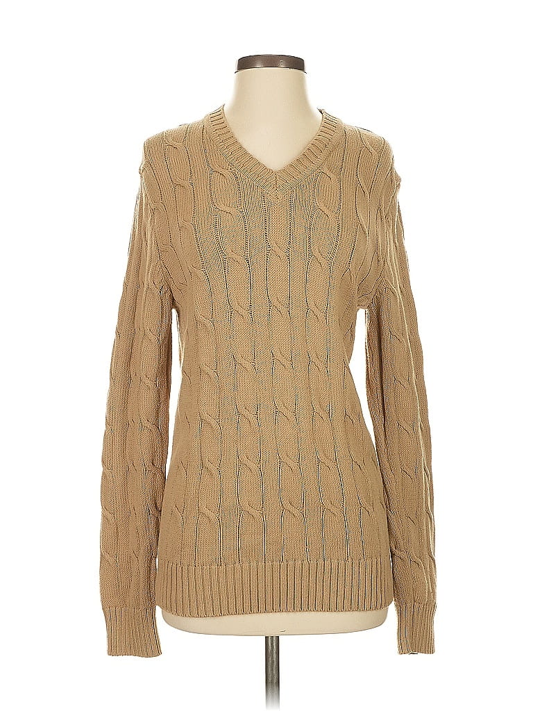 Pre-owned Express Pullover Sweater In Brown