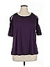 Agnes Orinda Purple Short Sleeve Top Size 1X - photo 1