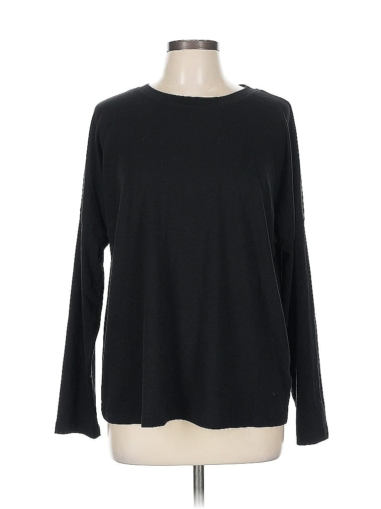 Prettygarden Black Long Sleeve T-Shirt Size L - photo 1