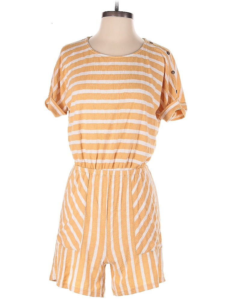 Pre-owned Doe & Rae Romper In Orange