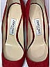 Jimmy Choo 100% Suede Red Heels Size EU 39 - photo 6
