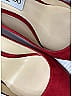 Jimmy Choo 100% Suede Red Heels Size EU 39 - photo 4