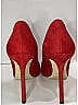 Jimmy Choo 100% Suede Red Heels Size EU 39 - photo 8