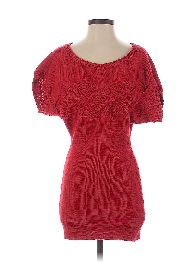 Pre-owned Bebe Cocktail Dress In Red