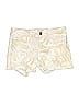Abercrombie Paisley Ivory Denim Shorts Size 7 - 8 - photo 1