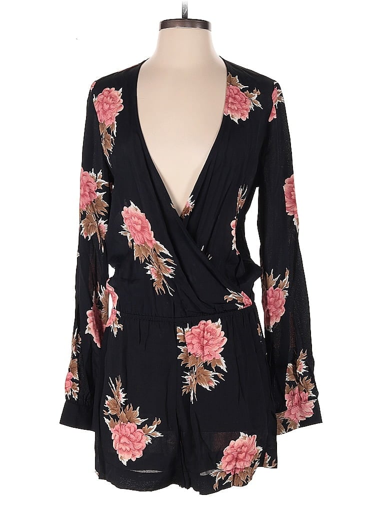 Pre-owned Blue Life Romper In Black