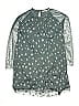 Stella McCartney 100% Polyester Stars Green Gray Dress Size 12 - photo 1