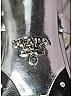 Prada 100% Patent Leather Metallic Silver Heels Size EU 40 - photo 7