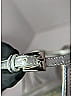 Prada 100% Patent Leather Metallic Silver Heels Size EU 40 - photo 5