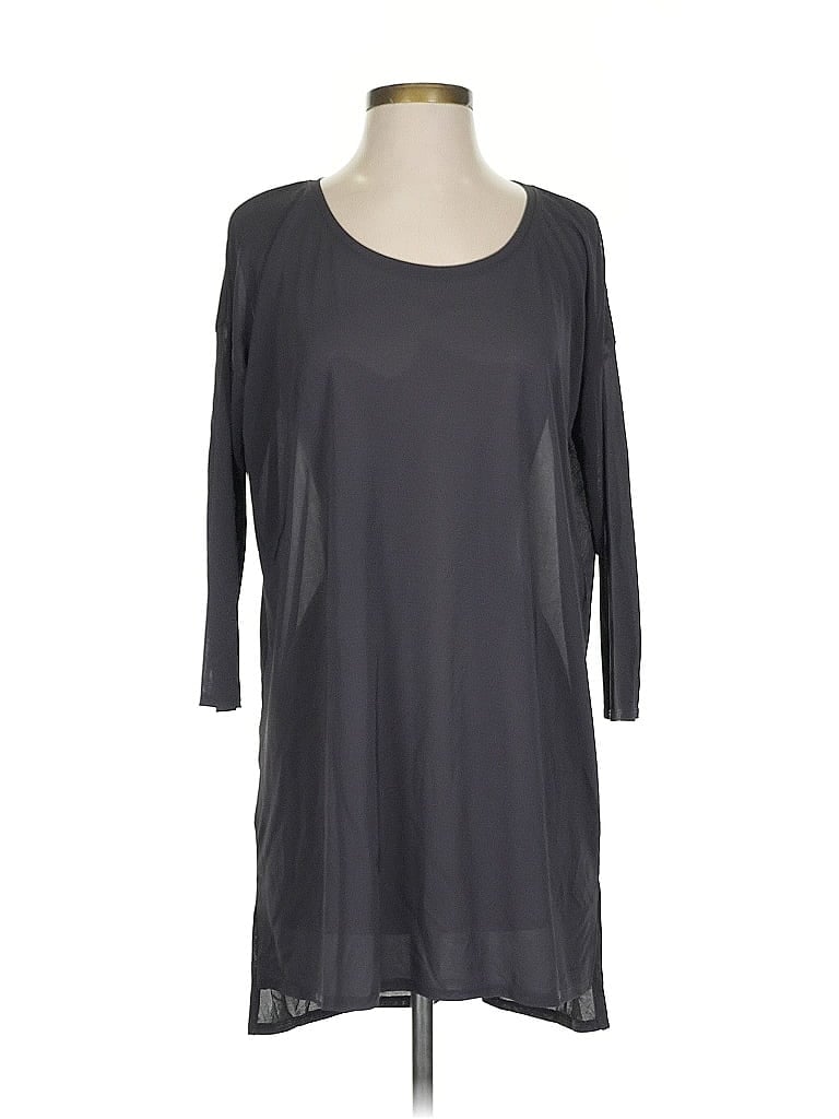 Calypso St. Barth Gray 3/4 Sleeve Top Size XS - photo 1