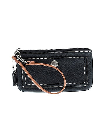 Coach Factory Leather Wristlet (view 1)