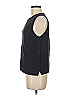 Ann Taylor Factory 100% Cotton Black Sleeveless Top Size M - photo 4