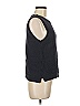 Ann Taylor Factory 100% Cotton Black Sleeveless Top Size M - photo 3