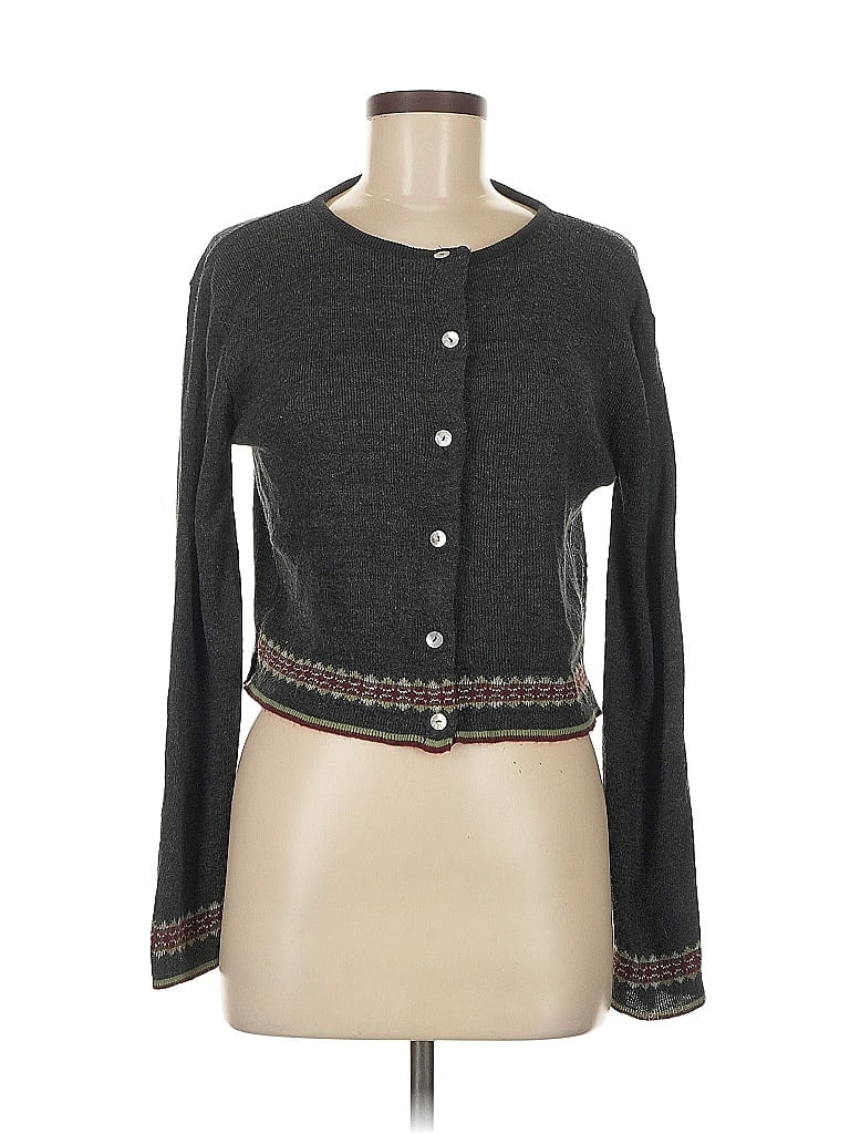 Cardigan Vintage Paris Sport Club - Taille Large, Violet, Boutonnage Devant, Occasion Très Bon état