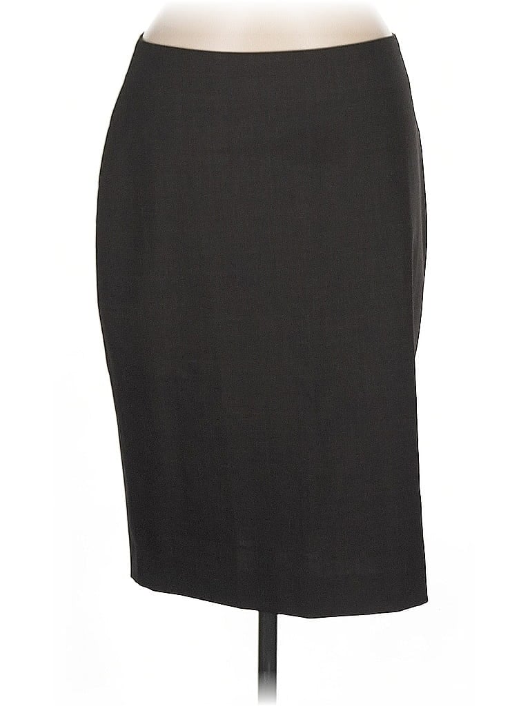 Pre-owned Body By Victoria Formal Skirt In Gray