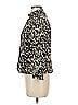 Akris Punto 100% Baumwolle Animal Print Gold Black Jacket Size 8 - photo 4