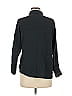 Unbranded 100% Polyester Houndstooth Black Long Sleeve Blouse Size M - photo 2
