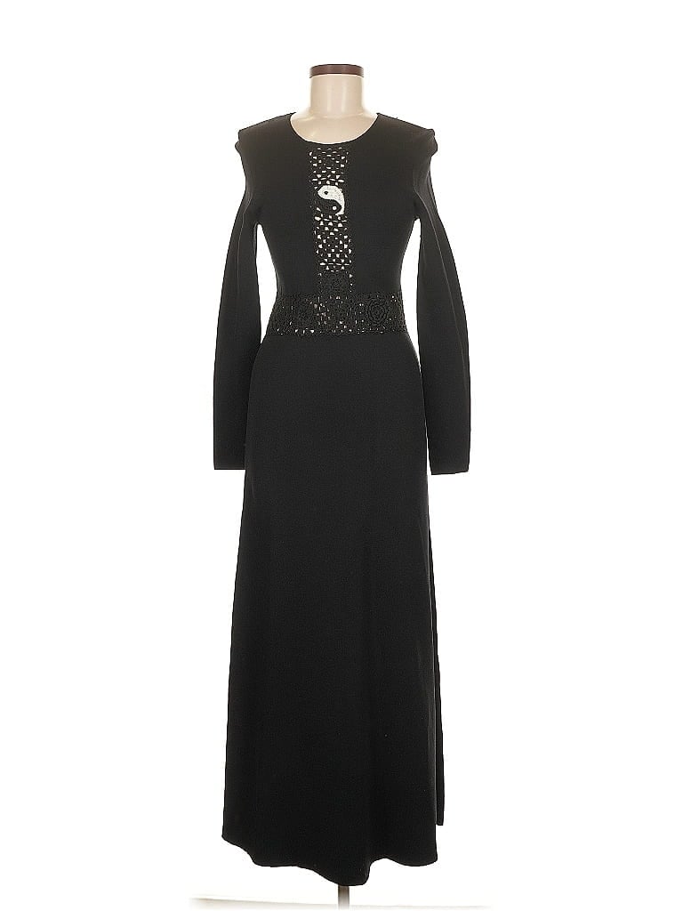 Pre-owned Staud Cocktail Dress In Black