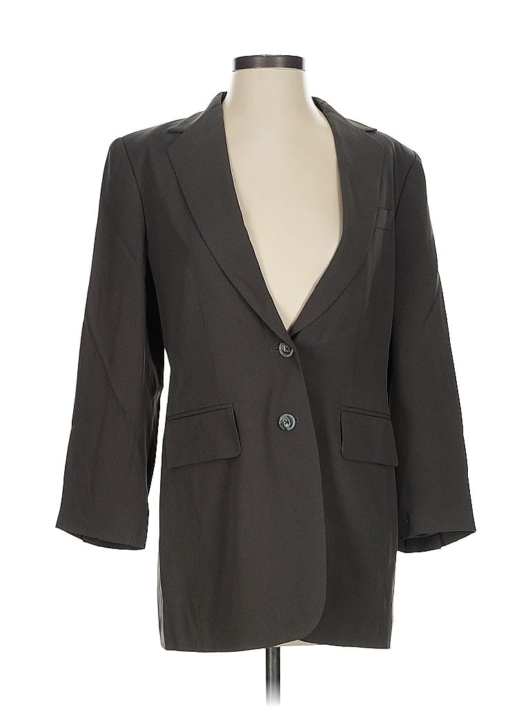 Pre-owned Banana Republic Blazer Jacket In Gray