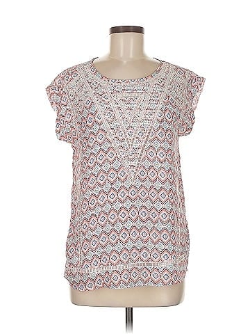 Skies Are Blue Short Sleeve Blouse (view 1)
