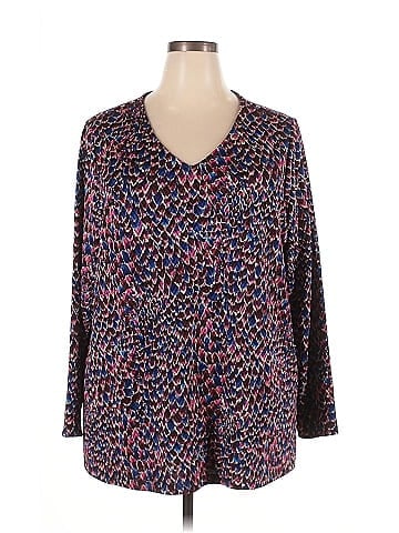Susan Graver 3/4 Sleeve Blouse (view 1)