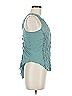 Tiny Teal Sleeveless Blouse Size M - photo 3