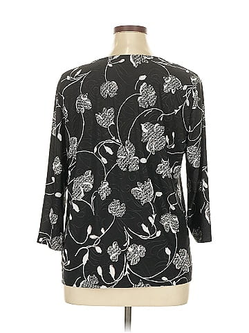 JM Collection 3/4 Sleeve Blouse (view 2)