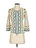 Aldomartins Yellow White Cardigan Size XXS (estimated) - photo 1